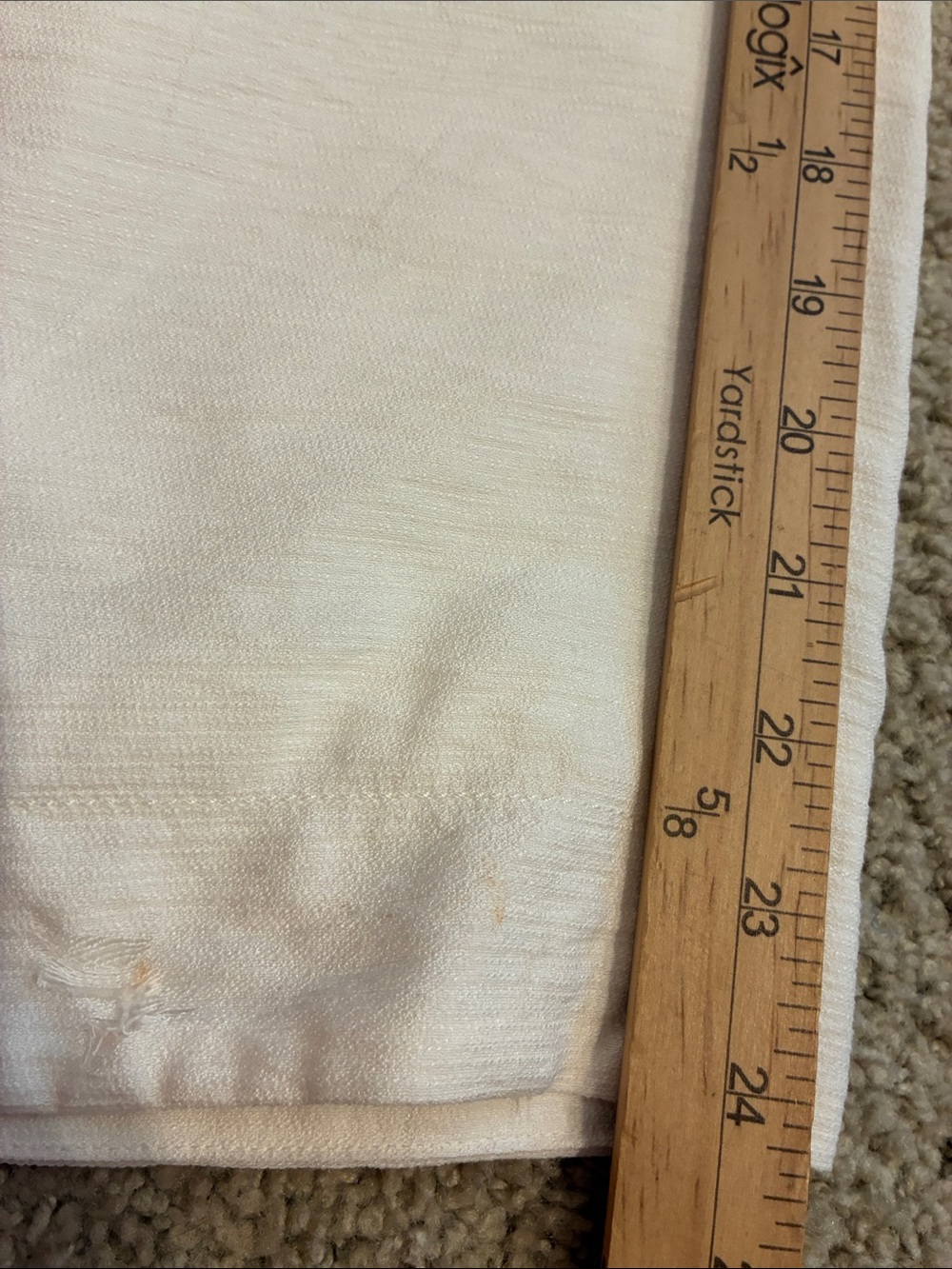 New with Flaw Ryegrass Wide Leg High Rise Cropped Pants Cream Size XL - Picture 6 of 7